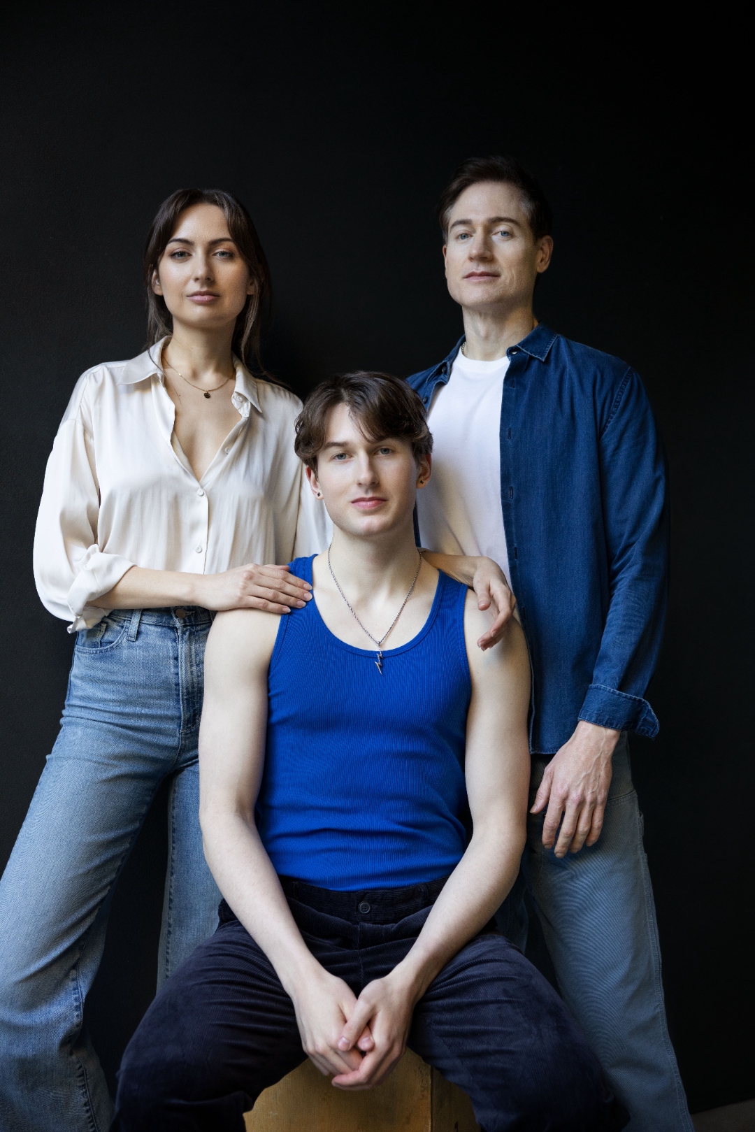 Kate Tolo, Bryan Johnson, and Talmage Johnson — portrait